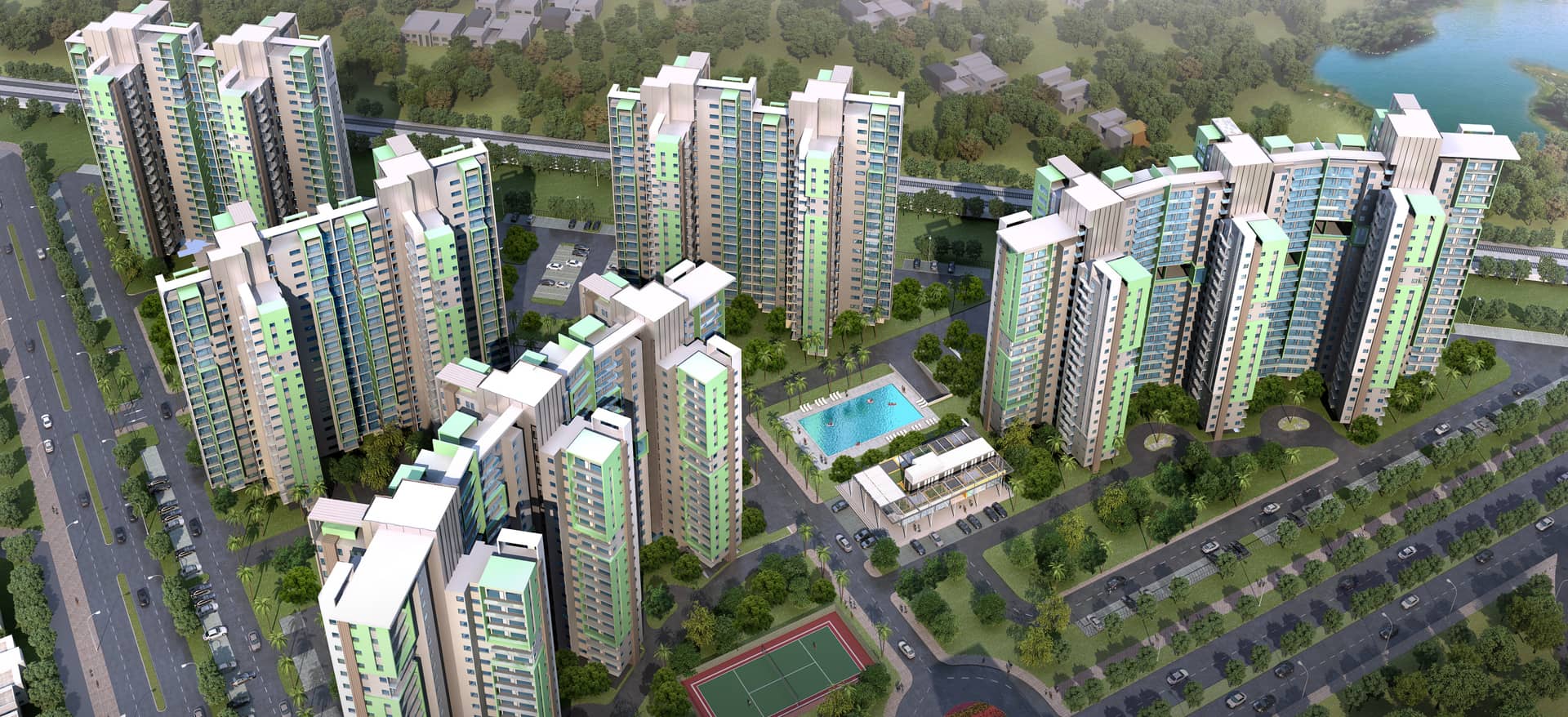 Sector M Group Housing Development, Uttar Pradesh, India